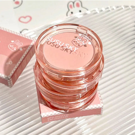 SUSU SKY Rabbit Monochrome Blush Matte Matte Long-lasting Color Not Easy to Fly Whitening Rouge