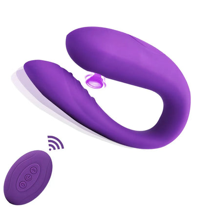 Sucking Dildo Vibrator 10 Intense Modes Sex Toys for Women G Spot Clitoris Stimulator With Remote Control U Shape Adult Sexo