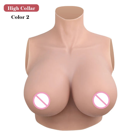 Eyung H Cup Silicone Breast Forms Fake Tits Enhancer For Crossdresser Drag Queen Fake Boobs Tits Breastplate Male To Female Sissy
