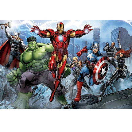 Marvel Superhero Photography Backdrop Banner Avengers Theme Party Kids Birthday  Party Studio Room Decor Custom Background