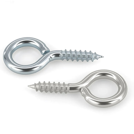 Metal Eyepins Hooks Eyelets Threaded Pendant goat eye closing machine tooth self-tapping screw zinc-plated nickel plating