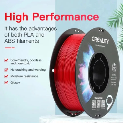 Creality CR-PETG Filament 1KG 1.75mm High-Temperature Eco-Friendly Odorless Non-Toxic 3D Printer Filament with New Colors