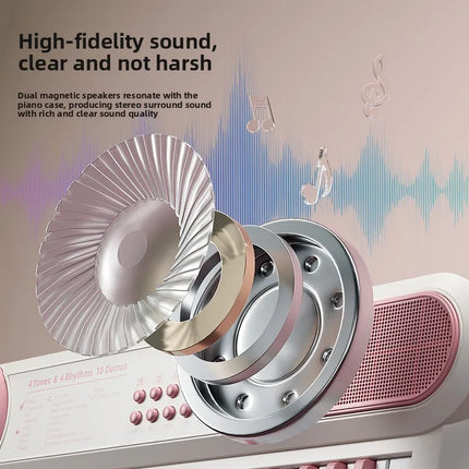 37 Key Children Electronic Keyboard with Microphone Baby Montessori Educational Toy Musical Instrument Kids Paly Music Piano Toy