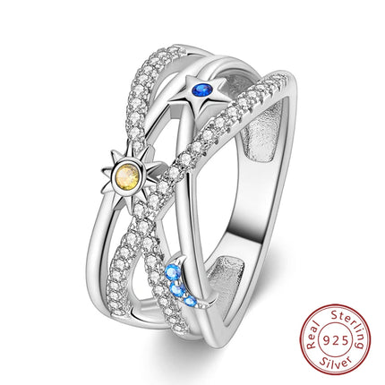 Fashion Original Luminous Firefly Rings 100% 925 Silver Eternal Heart-Shaped Zircon Rings Fine Wedding Engagement Jewelry Gifts