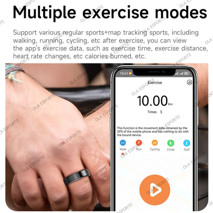 New Smart Ring 2026 Premium Smart Ring Remote Control Multiple Heart Rate Sports Modes Sleep Health Fitness Ring For Android IOS
