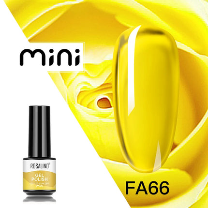 ROSALIND Shiny Gel Nail Polish Soak Off Gel Varnishes Nail Art Semi Permanent UV Glitter Nail Gel Polish Base Top Coat Enamel