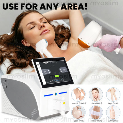 Diode Laser painless permanent hair removal FAC advanced technology with 4 Waves Salon Exclusive Full Certificate Latest 5000W