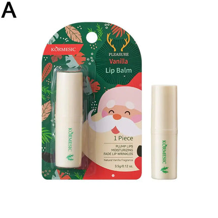 Holiday Lip Balm Smooth Moisturizing Lip Balms Christmas Gift Hydrating Tinted Lip Balm Care Christmas Lip Balms 3 Fruit Flavors