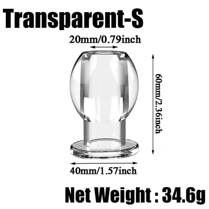 Hollow Butt Plug SM Enema Speculum Anal Trainer Anus Expander Anal Dilator Anus Cleaning BDSM Toys Buttplug Sex Toys For Women