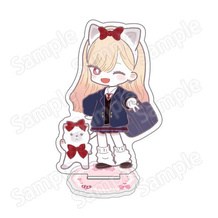 Anime My Dress-Up Darling 10cm Chibi  Acrylic stand Marin Kitagawa Sajuna Inui Shinju Inui Nowa Sugaya Cartoon keychain Cosplay