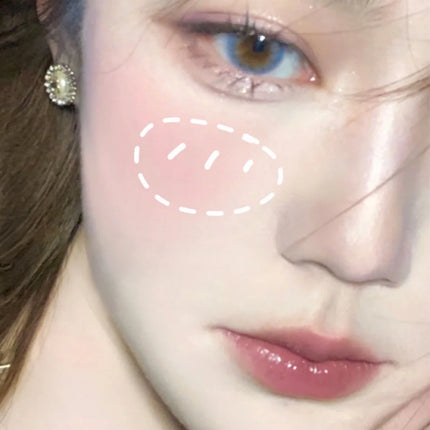 Liquid Blush Long-acting Waterproof Easy Halo Dye Brightens The Face Smooth Peach Red Female Cosmetics