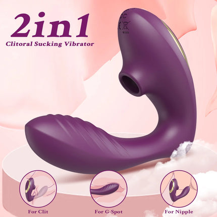 27 Modes Clitoral Sucking Vibrator G Spot Oral Sex Clitoris Stimulator Vagina Sucker Wearable Erotic Adults Sex Toys for Women