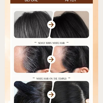 2Pcs Comb Hair Dye Stick Portable Hair Root Cover Up Stick Men Women Gray Hair Coverage Sweat-Proof 2in1 Instant Coloring Wand