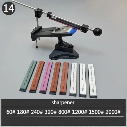 Ruixin Pro Sharpener Professional Kitchen Knife Fix Fixed Anglehigh Quality Stones Sharpening  with Multi Stone Whetstone Grind