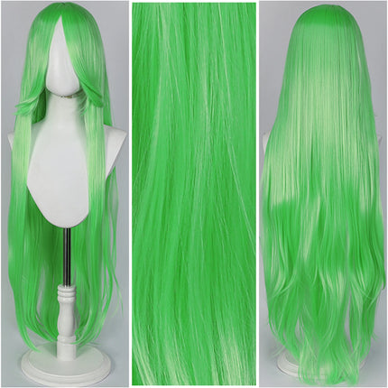 Long Straight Cosplay Wig 100CM Multiple Colors Pink Blonde Black Anime Costume Wig Universal Synthetic Cos Wig Daily Party Wig