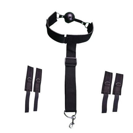 Mouth Ball BDSM Bondage Restraints Handcuff Ankle Cuff Slave No Vibrator Adult Sex Toys For Woman Sex Toys Couples Game Sex Shop