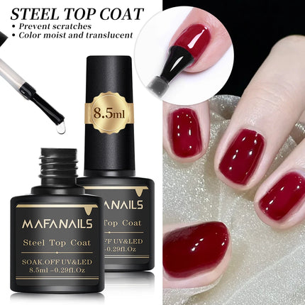 1/2pcs Nail Base Coat&Top Coat Gel Polish Sets 8.5ml Semi-permanent Nail Varnish Rubber Top Coat Base Coat Manicure Function Gel