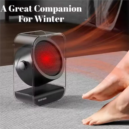 B83B-PTC Quick Heating Desktop Fan Heater For Winter-Portable For Home& Office Use Appliance EU Plug
