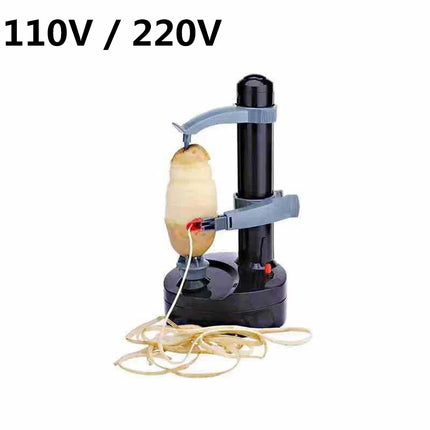 220V 110V Automatic Electric Apple Potato Peeler with 3 Blades Fruit Pear Paring Machine Kitchen Corer Cutter For Vegetable Home