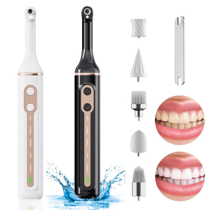 Home Electric Teeth Whitening Kit & Electric Tooth Polisher Five-Brush-Head Teeth Polishing & Stain Removal