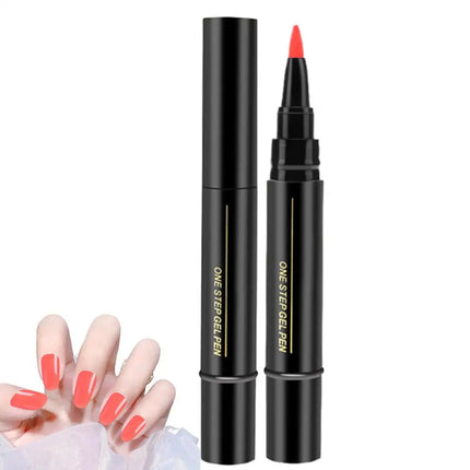 Nail Polish Gel Pen Quick Drying Nail Polish Art Pens Fast Dry Nail Color Pen Nail Varnish Pens for Women Girls Friends Family