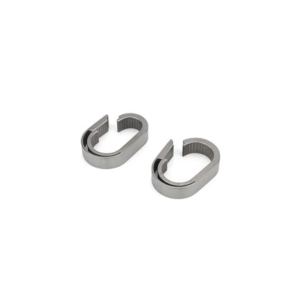 Small Mini Buckle Titanium Alloy Keychain Outdoor EDC Tool Key Ring
