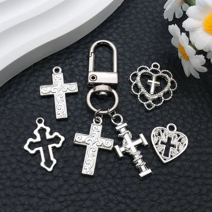 20/100 Styles Antique Silver Crosses - Perfect for Handmade Jewelry like Necklaces, Bracelets & Earrings"