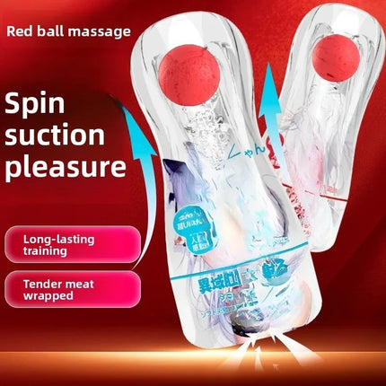 Male Masturbator Cup Vacuum Pocket Cup for Adults Sex Toys18 Soft Pussy Masturbation Transparent Vagina Goods Endurance Exercise