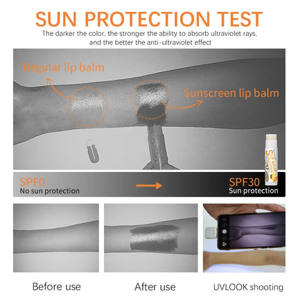 New Sunscreen Lip Balm SPF30 Hydrating Lip Sunblock For Protects Travel Size Sunscreen For Lips Soothes And Moisturizes Lips Sun