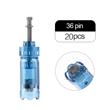 Dr. pen A9 M8S A8S A11 Needle Cartridge 10/20/40 pcs 12 Pin 18 Pin 24 Pin 36 Pin 42 Pin 3D 5D Round Nano Needle length 0.25 mm
