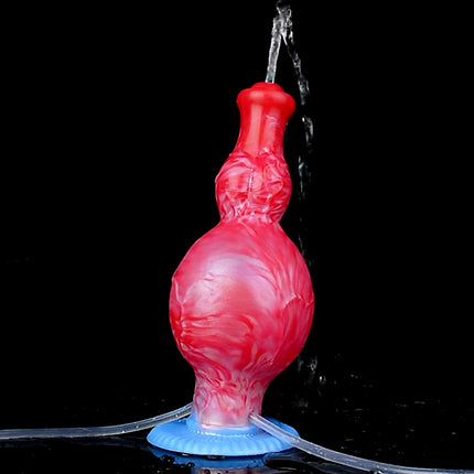SXXY Large Ejaculation Dildo with Two Knot Inflatable Anal Plug  Squirting Penis Vaginal Masturbation Adult Sex Toys Unisex