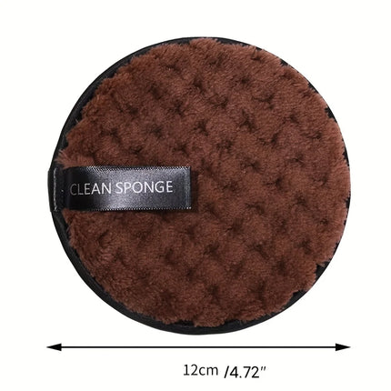 3-Pack 6-Pack Ultra-Absorbent round Face Washing Sponge Reusable Makeup Remover Cosmetic Puff for Facial Care
