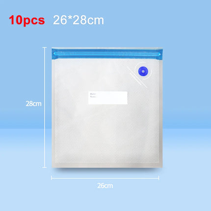 Vacuum Bags Sealing Food Vacuum Packaging Bags Reusable Vacuum Compression Bags Meat Fruit Snacks Sealed Storage Vacuum Pump Bag