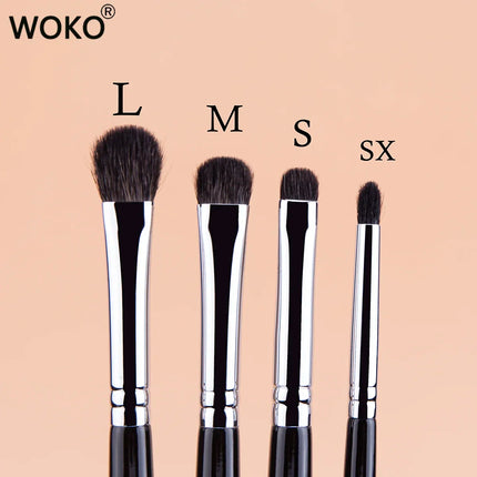 Natural Goat Hair Pro Eyeshadow Brush Allover Smudge Blending Brush Copper Tube Professional Makeup Brushes Beauty Tools
