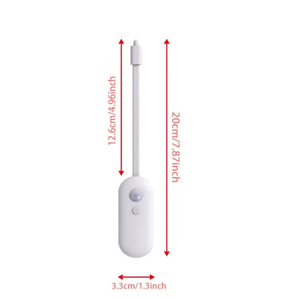 1-Pack Toilet Night Lights with Motion Sensor - 8 Color Changing LED Bathroom Light, IP65 Auto On/Off for Toilet Seat - 500mAh R