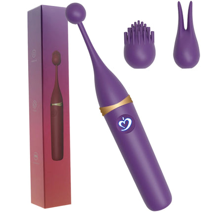 Powerful 10 Frequency Clitoral Stimulation G-spot Vibrator 3 Replacement Head Masturbation Massager Female Adult Sex Toys