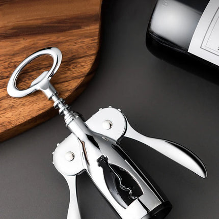 Hand Movement Bottle Opener Classic And Practical Stainless Steel Wine Opener Portable Wine Cork Remover Kitchen Gadgets