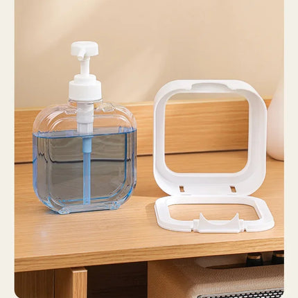 300ML Panda Bear Bubu Dudu Transparent Soap Dispensers Refillable Portable Empty Bottle Shower Gel Detergent Dispensing Bottle