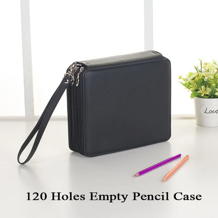72/120/168/200 Slots School Pencil Cae for Girls Stationery Box Organizer Large Capacity Pencilcase Kawaii Pen Bag Office Pouch