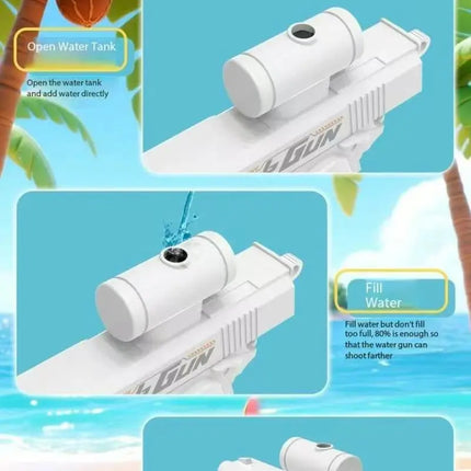 Funny Double-Sided Reverse Water Gun - Summer Prank Toy,Mini Tactical Water Sprayer for Kids & Adults, Pool Beach Water Fight