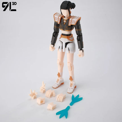 9L 3D Fantasy Warrior Character Model Horror Style Action Figure Desktop Display Collectible Toys Ornament Dummy13 Lueky13 Gifts
