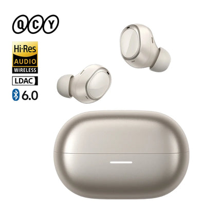 QCY MeloBuds A30 Wireless Earbuds 60dB Adaptive AI Scene ANC 8-Mic 3-Device Connect Bluetooth Earphones LDAC Hi-Res Headphones