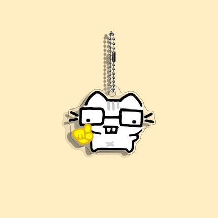 Funny Cat Character Keychain Student Gift Bag Women's Bag Cute Things Gift For Best Friends Wholesale Gifts Kitty
