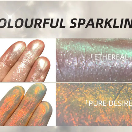 Danazanatwiness Co-branded High Pigmented Quality Cosmetic Most Sparkling Optical Monochrome Chameleon Eyeshadow Eye Makeup