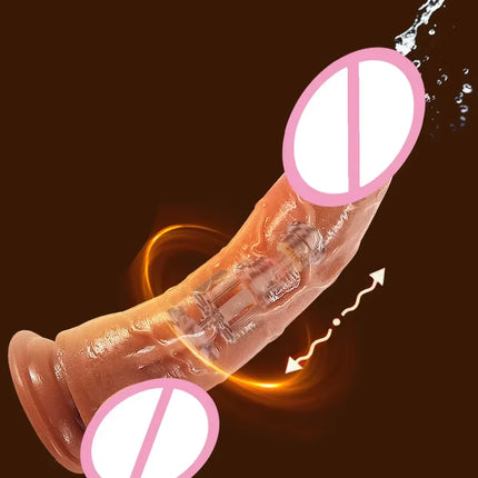 Ejaculating Dildo for Women Masturbator Powerful vibrator Spray Water Realistic Dildo Anal Male Dick Adult Sex Toys for Woman