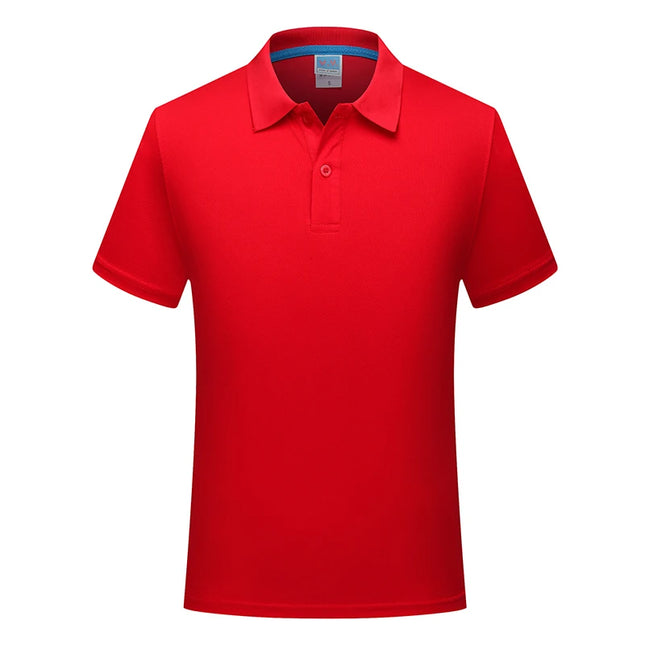 Sports quick-drying polo shirt Custom printed logo lapel cheap advertising T-shirt Marathon running embroidered pattern diy