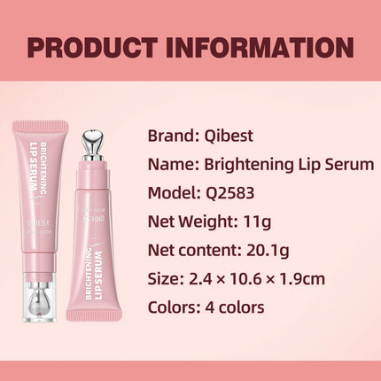 QIBEST Mirror Pearl Lipgloss Long Lasting Moisturizing Lipstick Shine Glitter Lip Glaze Non Stick Cup Jelly Pout Lip Tint Makeup