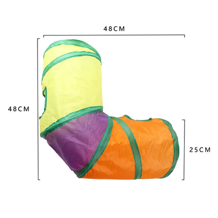 Cat Tunnel Pet Supplies Cat S-Type Play Tunnel Foldable Cat Tunnel Cat Toy Breathable Drill Barrel for Indoor Loud Paper