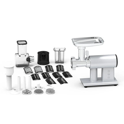 Meat Grinder Electric 2000W, Stainless Steel Food Grinder with Sausage Stuffer, Mini Electric Grinder Quiet Electric Meat Mincer