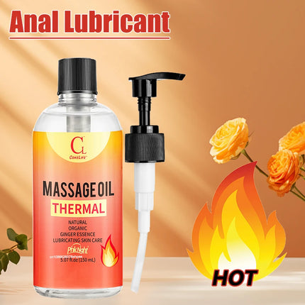 Anal Lubricant Sex Lube Heat Lavender Massage Oil Vaginal Body SPA Water Based Semen Lubrication Intimate Adult Sexy Toys Gel